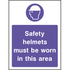 Safety Helmets Must Be Worn